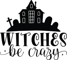 Fototapeta premium Halloween illustration text design 