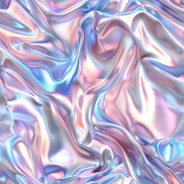 holographic iridescent texture fabric liquid background
