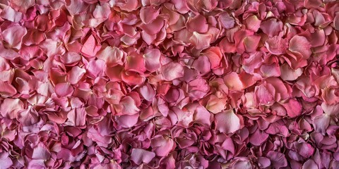 Fototapeta premium Colorful Petal Background in Shades of Pink and Peach for Decor