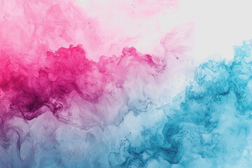 Abstract pink and blue smoke background with swirling patterns for creative design and art projects