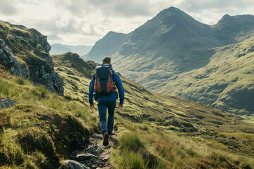 Fototapeta premium hiking in the mountains