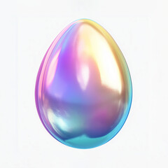 Obraz premium cute holographic easter egg 