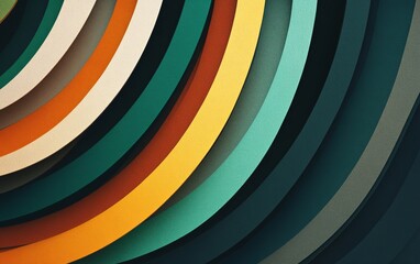 Obraz premium vibrant abstract waves of colorful layers for creative design