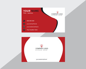 Business card design template, Clean professional business card template, visiting card, business card template.