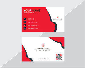 Business card design template, Clean professional business card template, visiting card, business card template.