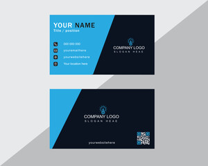 Business card design template, Clean professional business card template, visiting card, business card template.