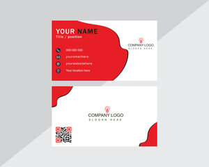 Business card design template, Clean professional business card template, visiting card, business card template.