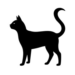  A peaceful, curled-up cat icon representing relaxation and comfort. Perfect for pet shops, bedding brands, and wellness applications.