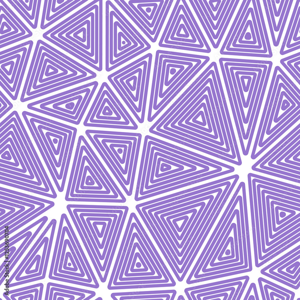 Poster pattern of triangle shapes. multiple repeated inner triangles. big triangles size. solid color style