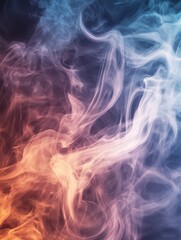 Obraz premium Ethereal, Wispy Smoke or Liquid Background. Abstract Wallpaper.