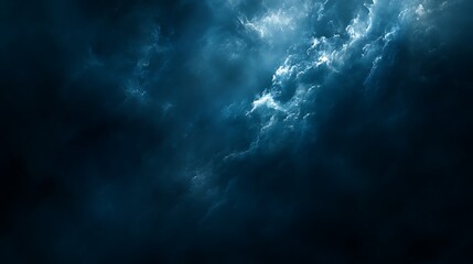 Dark stormy clouds, night sky, ominous background