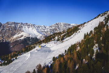 Majestic Alpine Peak Under Winter Sun (Bormio, Italy)