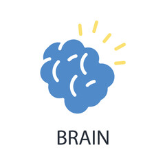 Brain icon. vector.Editable stroke.linear style sign for use web design,logo.Symbol illustration.