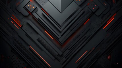 Dark tech background, abstract design