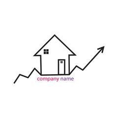  Real Estate Vector Logo Design. realstate investment conept.