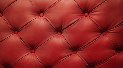 Close Up Red Tufted Fabric Texture With Frost and Glitter Pattern Details