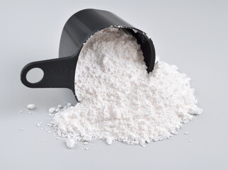 Tricalcium phosphate, sometimes abbreviated TCP, more commonly known as Calcium phosphate.