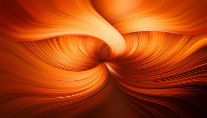 An abstract background with flowing lines in varying shades of orange.