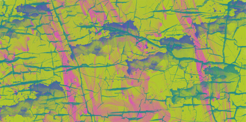 Vector seamless pattern with ink blots and brush strokes. Colorful creative artistic background in pastel colors. Abstract light Purple, Pink vector natural grunge texture colorful explosion.