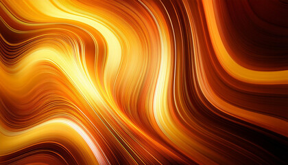 A close-up, abstract background of flowing lines and waves in warm, vibrant colors, primarily yellow, orange, and brown.