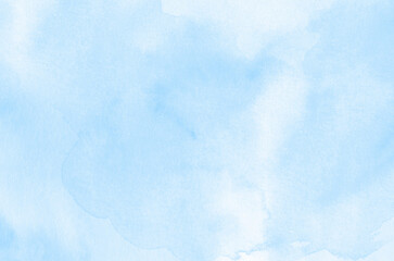 Abstract blue watercolor background texture