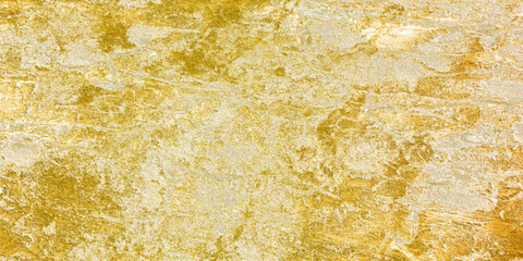 close up of yellow sponge texture gold marble effect color reflection pattern image surface cracking texture of the wall old modern art deep think royal premium luxurious canvas