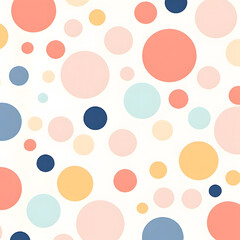Multi Colour Circles Background