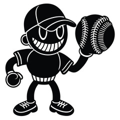 vector illustration of a cartoon character