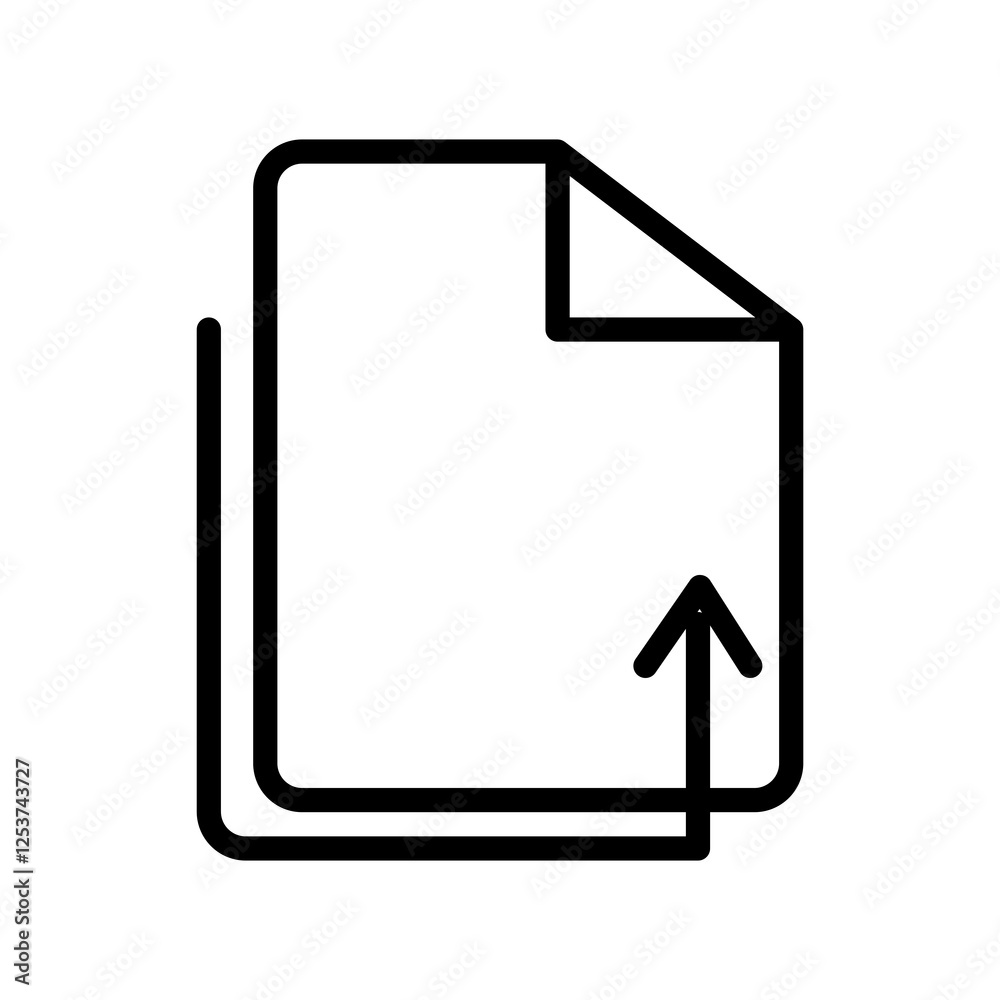 Poster file replace vector icon