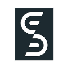 Web line modern color full logo design