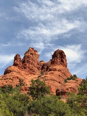 Fototapeta premium Red rock formations in Sedona, Arizona