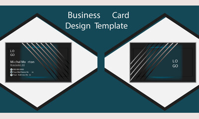 Luxury with minimalist and attractive Business Card Design 