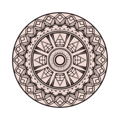 Abstract mandala design.