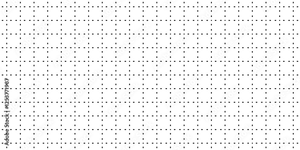 Aufkleber Dotted seamless pattern, repeated dots and lines background texture