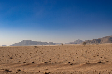desert landscape in Namibia