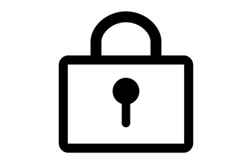 セキュリティをイメージした南京錠のアイコン