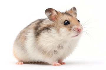 Dutch hamster isolated on white background