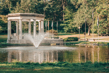 Congress Park War Memorial Saratoga springs New York
