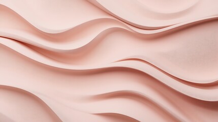 Fototapeta premium Pink fabric waves, abstract background, texture