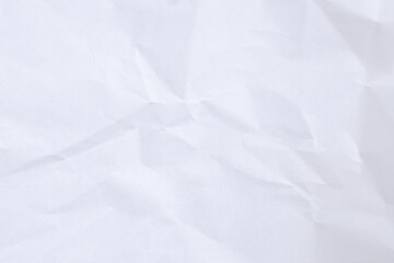 Crumpled white paper texture background
