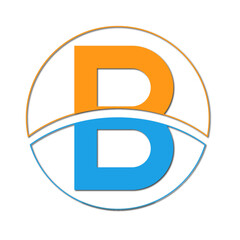 Web line modern color full logo design