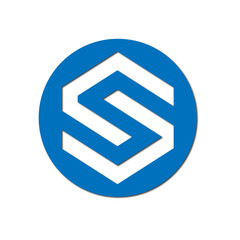 Web line modern color full logo design