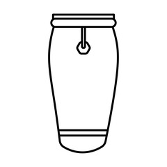 Conga drum icon Vector logo set flat