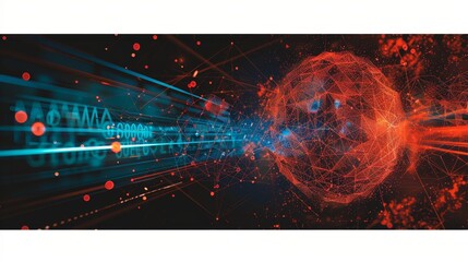 Illuminated digital globe showcasing interconnected tax data and global financial networks