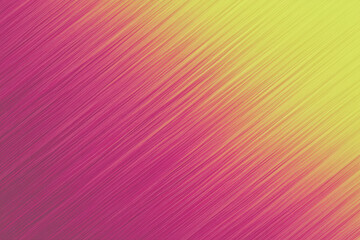 Abstract gradient background, diagonal lines texture, vibrant pink to yellow transition, dynamic color blend, geometric pattern, modern digital art, minimalist design, smooth color transition, neon