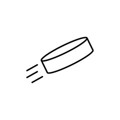 Puck icon Vector logo set flat