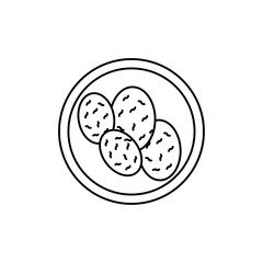 shaobing icon Vector logo set flat