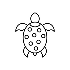 turtle icon Vector logo set flat