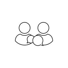 User interaction icon Vector logo set flat