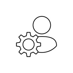 User Management Icon Vector logo set flat